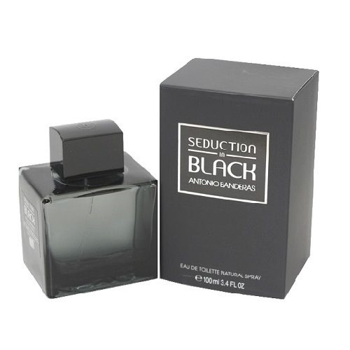 Seduction In Black Cologne by Antonio Banderas 3.4oz Eau De Toilette Spray for men